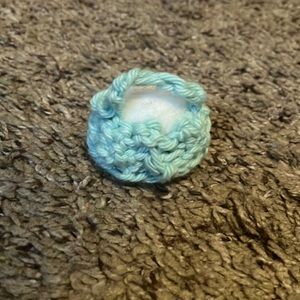 This is a mini crochet bag!! It’s for decorating or just having it around!!!